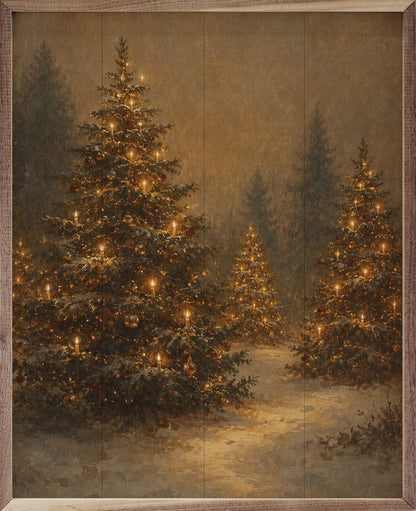 Lantern Glow Christmas Trees