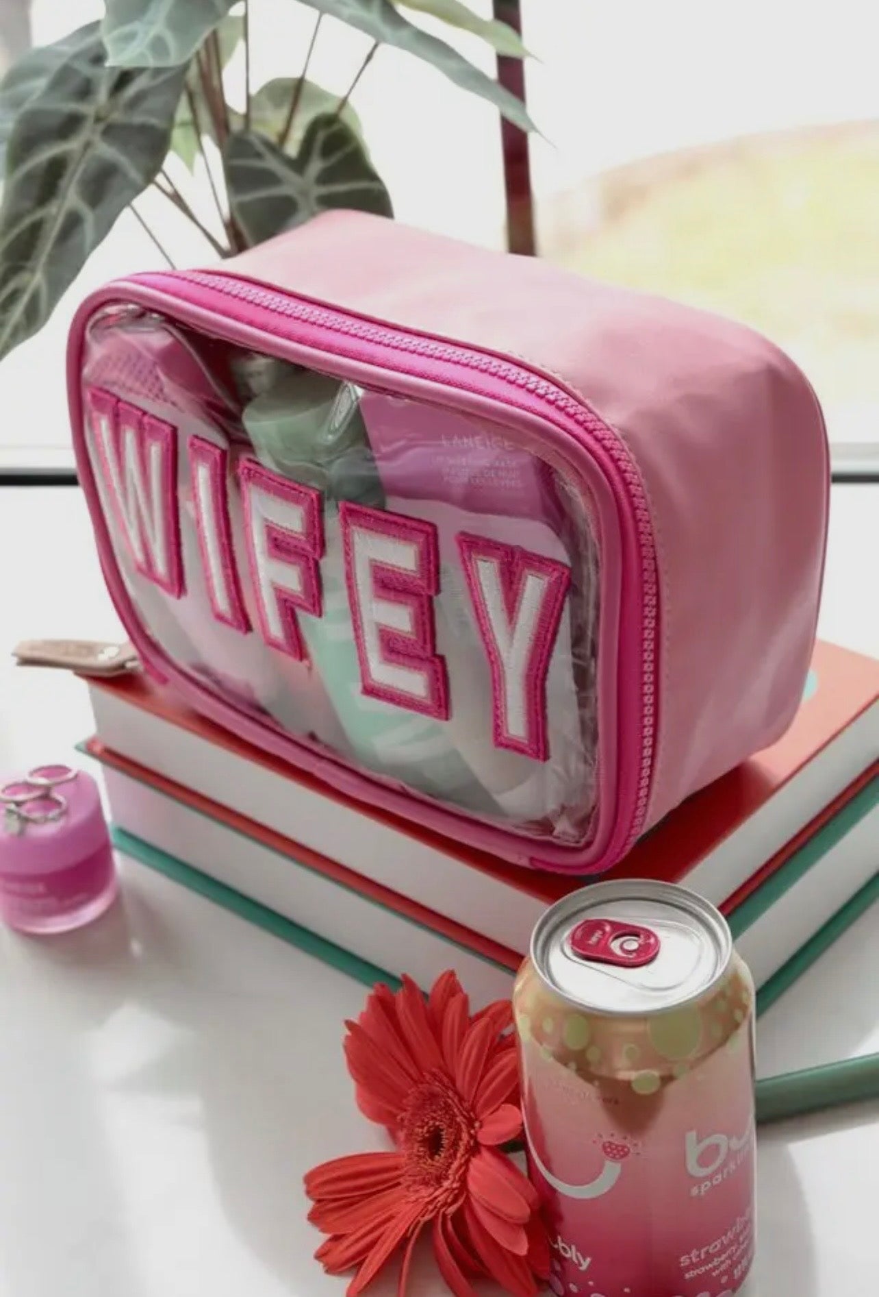 Oversized Wifey Cosmetic Bag