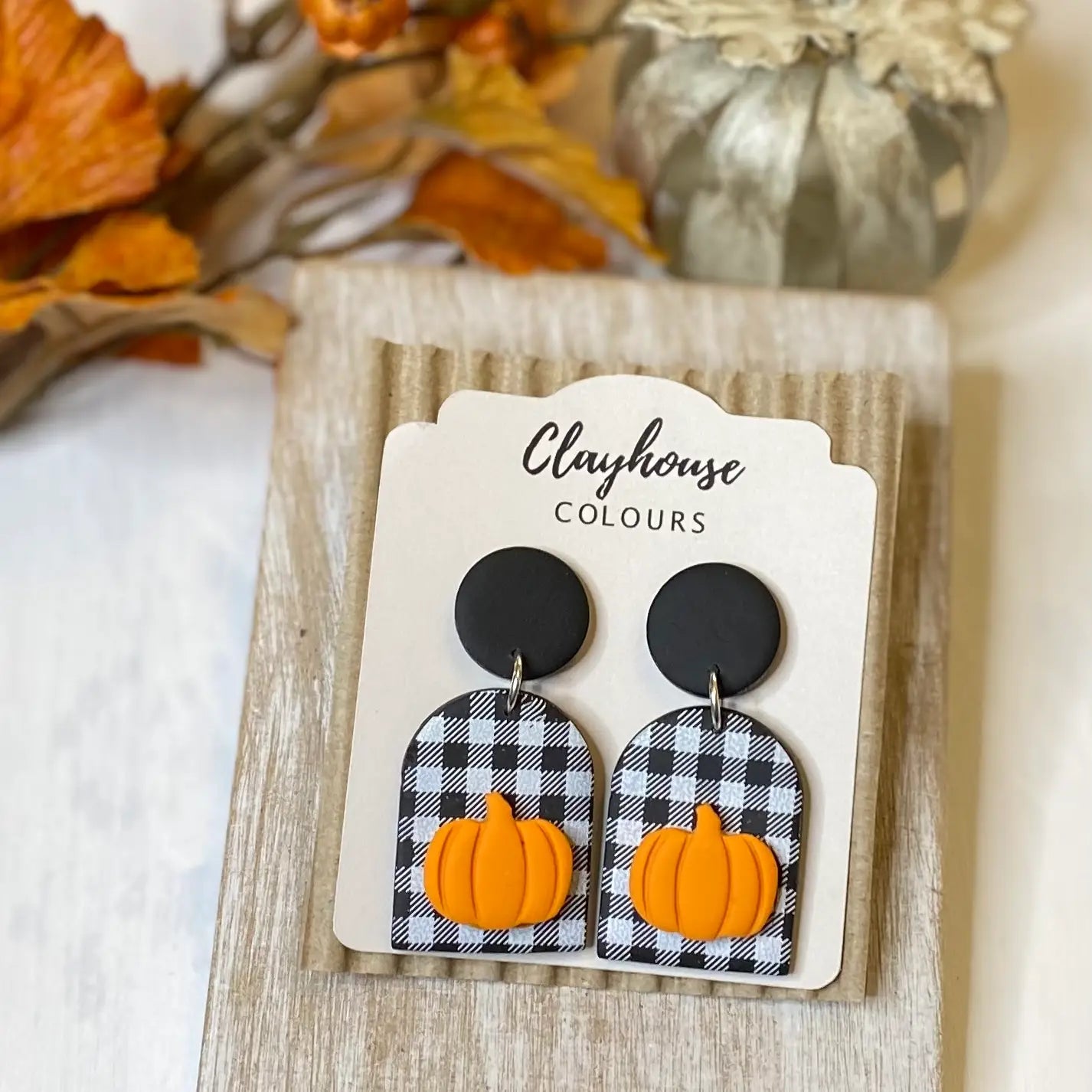 Fall Clay Earrings