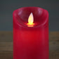 Red Drip Moving Flame Led Candle