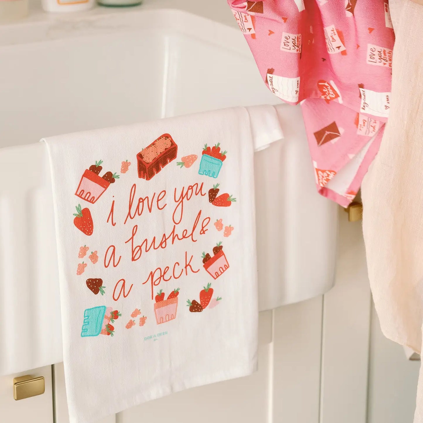 Bushel & A Peck Flour Sack Tea Towel