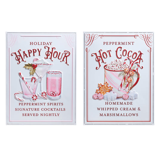 Holiday Refreshments Wall Art ~ 2 Styles to Choose From