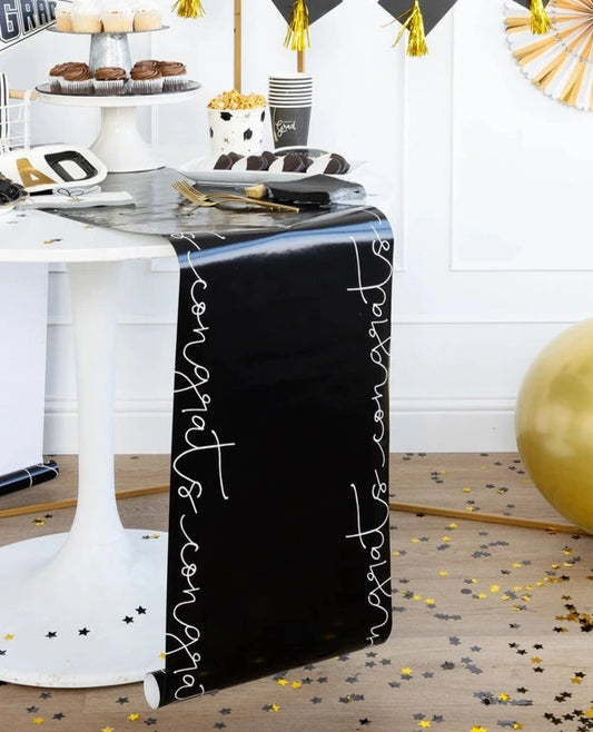 Congrats Paper Table Runner