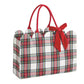 Tartan Scallop Tote