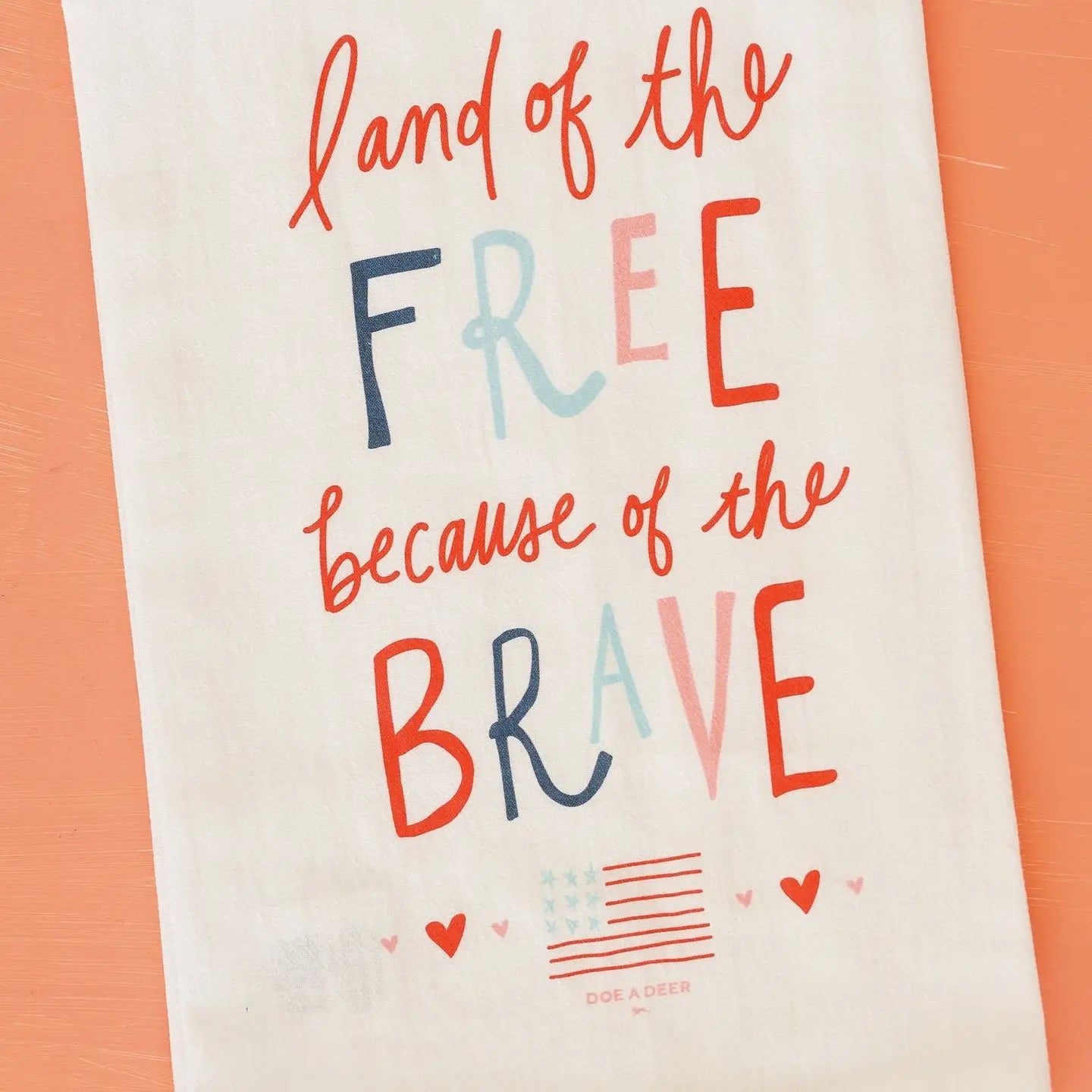 Land of The Free Kitchen Towel