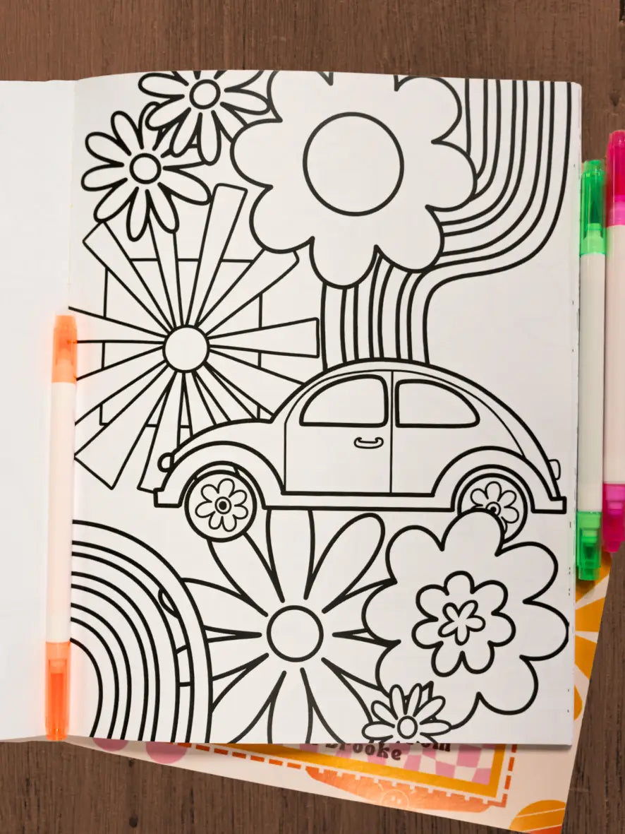 Coloring a Life of Happy Coloring Book