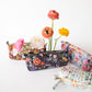 WILD FLOWERS | Cotton Quilted Pencil Pouch