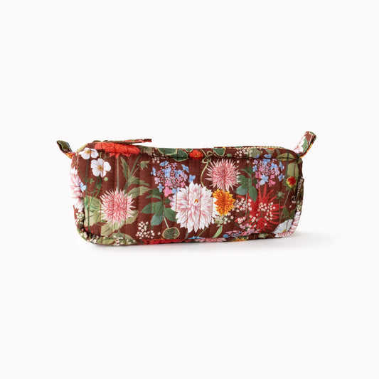 RUSSET | Cotton Quilted Pencil Pouch