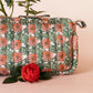 ROSE | Cotton Quilted Pencil Pouch