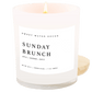 Sunday Brunch Soy Candle - White Jar - 11 oz