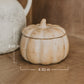 Pumpkin Spice Soy Candle - Ceramic Pumpkin Jar - 8 oz