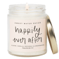 Happily Ever After Soy Candle - Clear Jar - 9 oz (Palo Santo Patchouli)