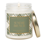 Sunday Brunch Soy Candle - Clear Patterned Jar - 9 oz