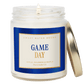 Game Day Blue Soy Candle - Clear Jar - 9 oz