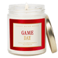 Game Day Red Soy Candle - Clear Jar - 9 oz
