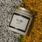 Game Day Black Soy Candle - Clear Jar - 9 oz
