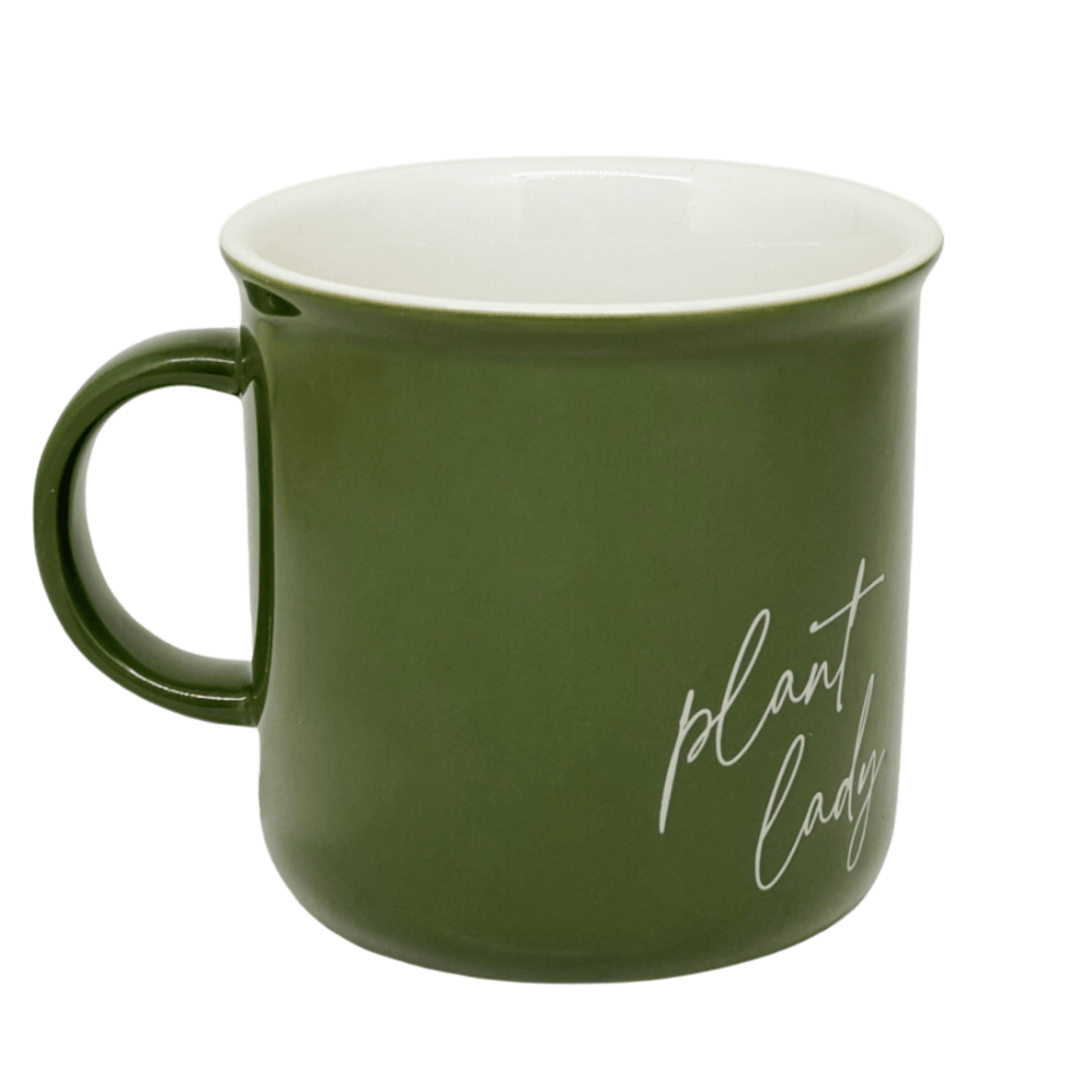 Plant Lady 11 oz Green Coffee Mug