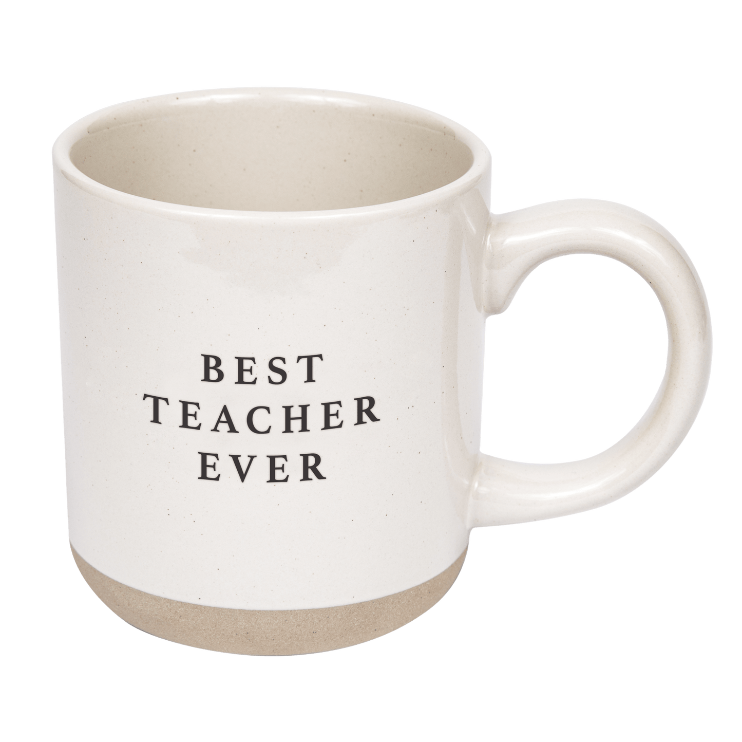 Best Teacher Ever 14 oz Stoneware Coffee Mug