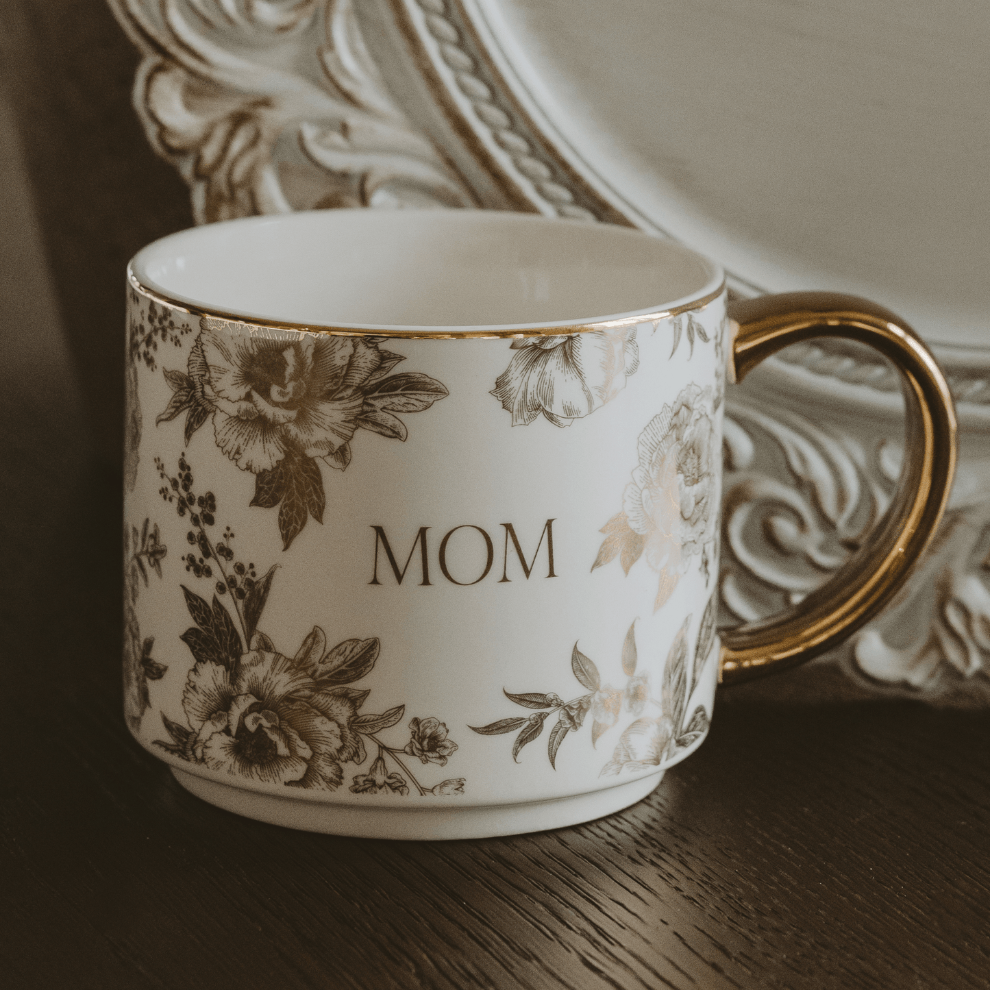 Gold Mom 14 oz Coffee Mug