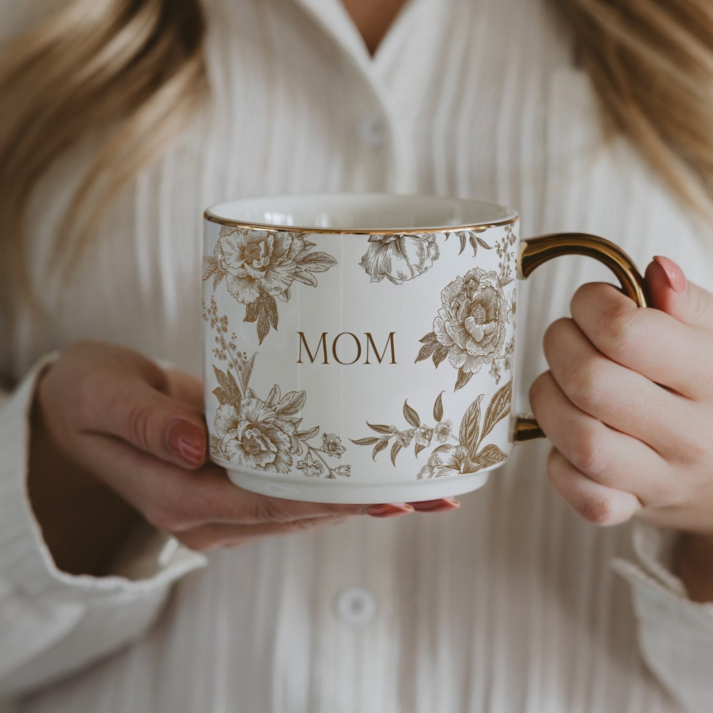 Gold Mom 14 oz Coffee Mug