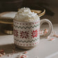 Fair Isle Sweater 14 oz Stoneware Coffee Mug