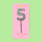 Colorful Confetti Cake Topper Numbers 0-9