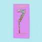 Colorful Confetti Cake Topper Numbers 0-9