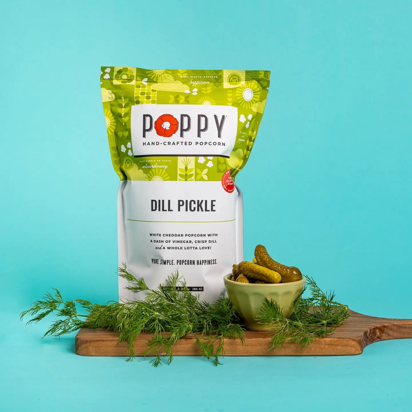 Dill Pickle Flavored Gourmet Popcorn