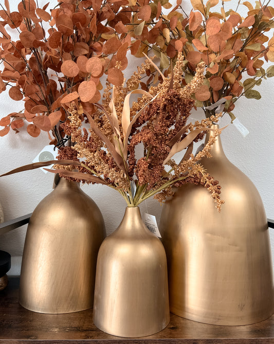 Brass Vases ~ 3 Sizes to Choose From