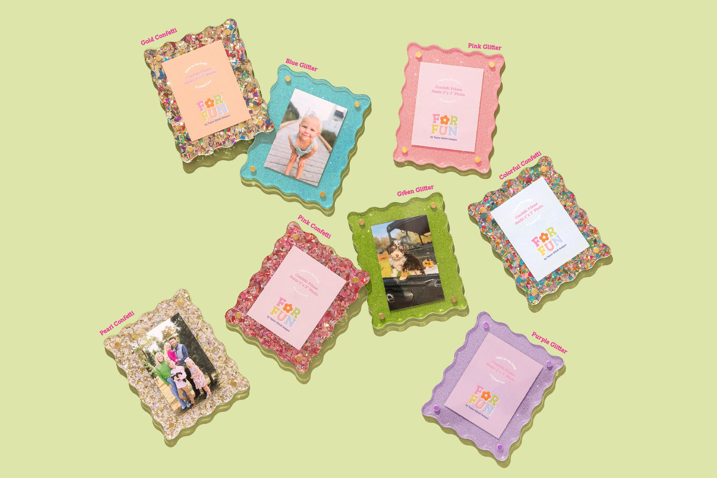 For Fun - Magnetic Frames (8 Colors)