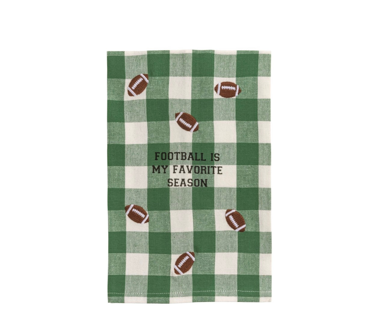 Football Embroidered Towel