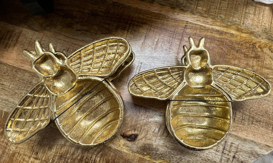 Decorative Cast Iron Bee Shaped Dish