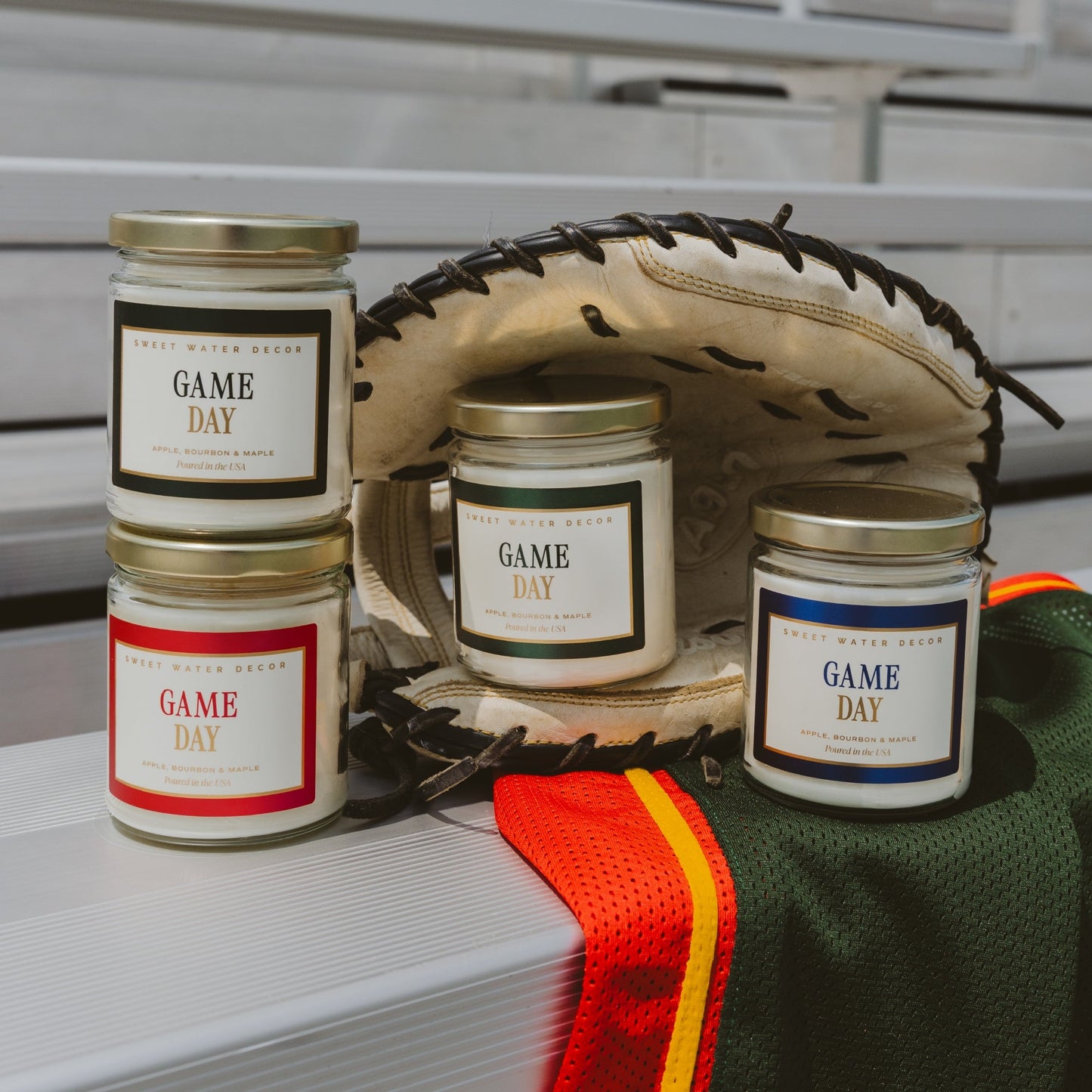 Game Day Blue Soy Candle - Clear Jar - 9 oz