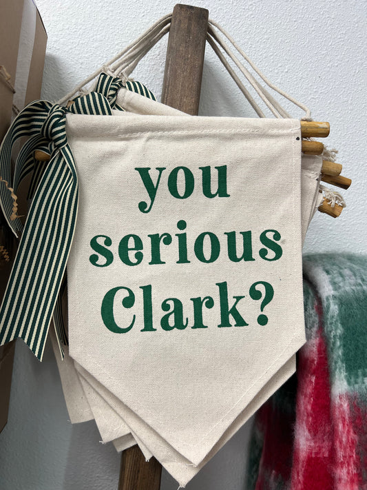 You Serious Clark Pennant ~ 2 Colors to Choose From