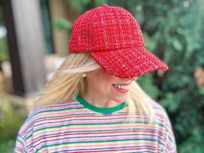 Tweed Baseball Hats (8 Colors)