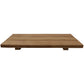 Natural Rectangular Wood Tray