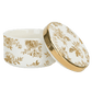 Gold Delft Trinket Dish with Lid