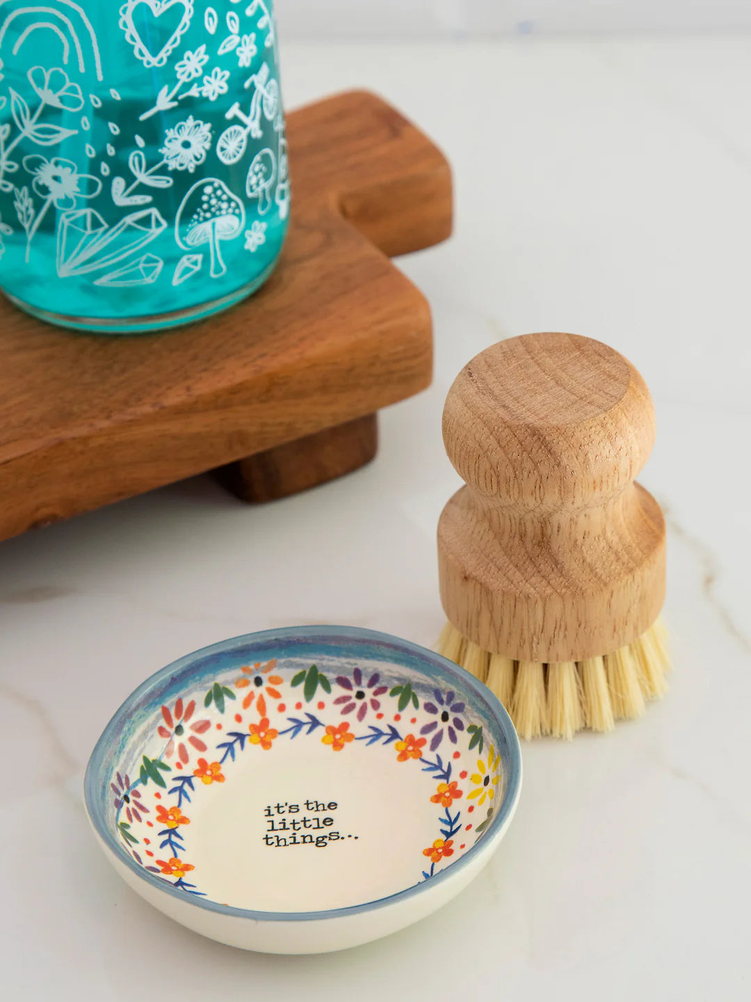 Scrub Brush & Dish