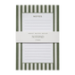 Striped Notepad