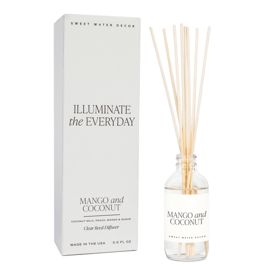 Mango and Coconut Clear Reed Diffuser