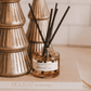Warm and Cozy Tinted Glass Jar Reed Diffuser
