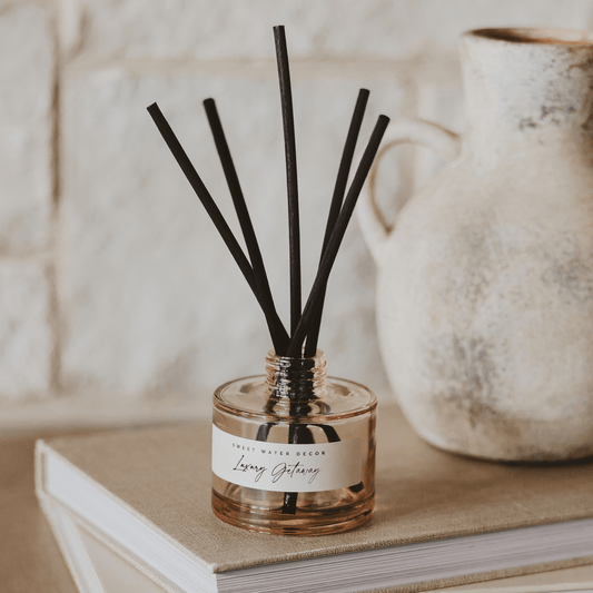Luxury Getaway Tinted Glass Jar Reed Diffuser