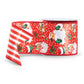 Retro Santa Double Sided Ribbon