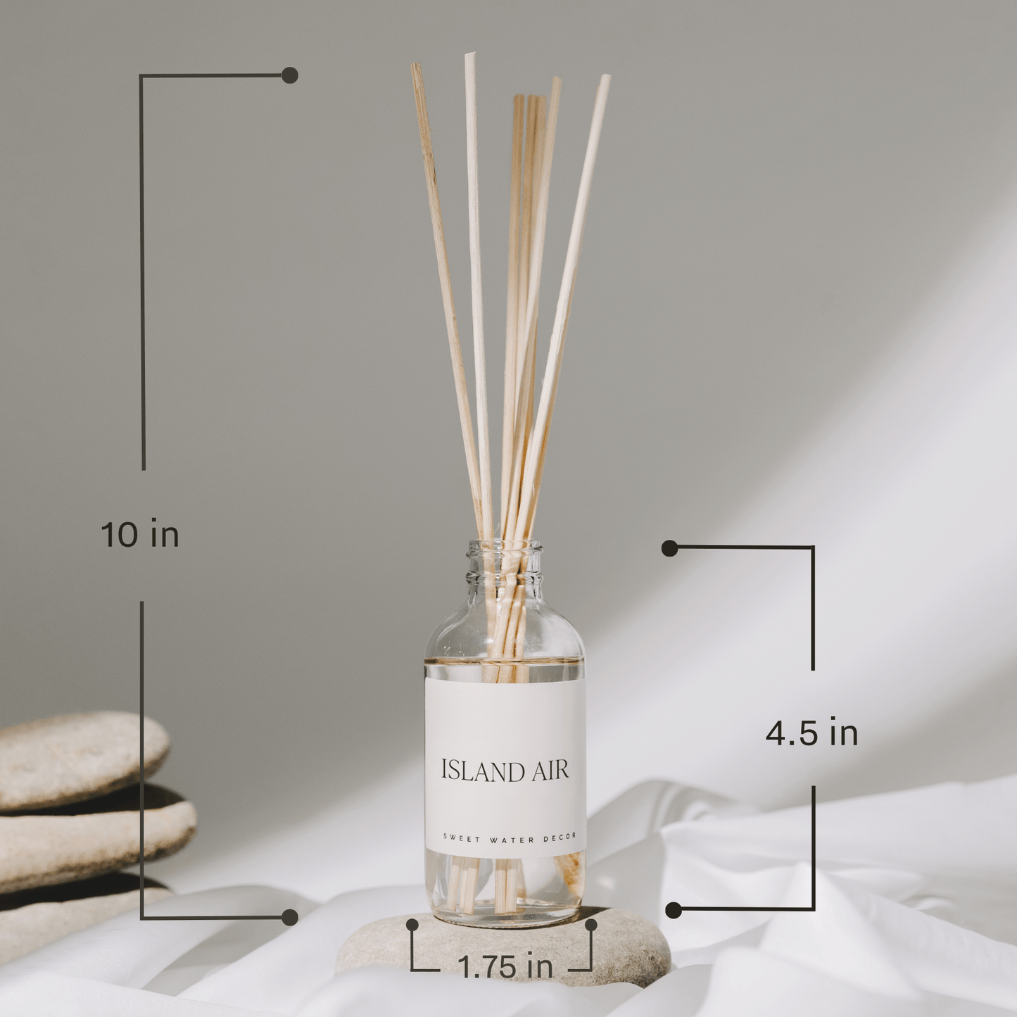 Calm and Comfort Clear Reed Diffuser (Self Care Lavender and Eucalyptus)