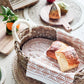 Bread Warmer & Basket Gift Set with Tea Towel - Flower