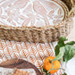 Bread Warmer & Basket Gift Set with Tea Towel - Lovebird Oval