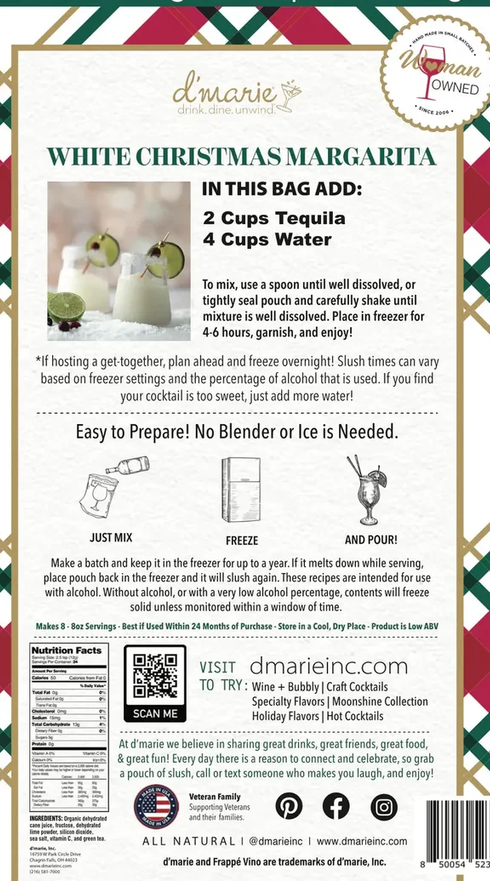 D'Marie White Christmas Margartia Mix