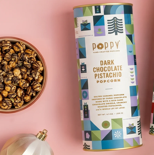 Dark Chocolate Pistachio Popcorn