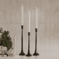 Cast Iron Taper Candle Holders