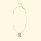 Colorful Confetti Letter Necklaces